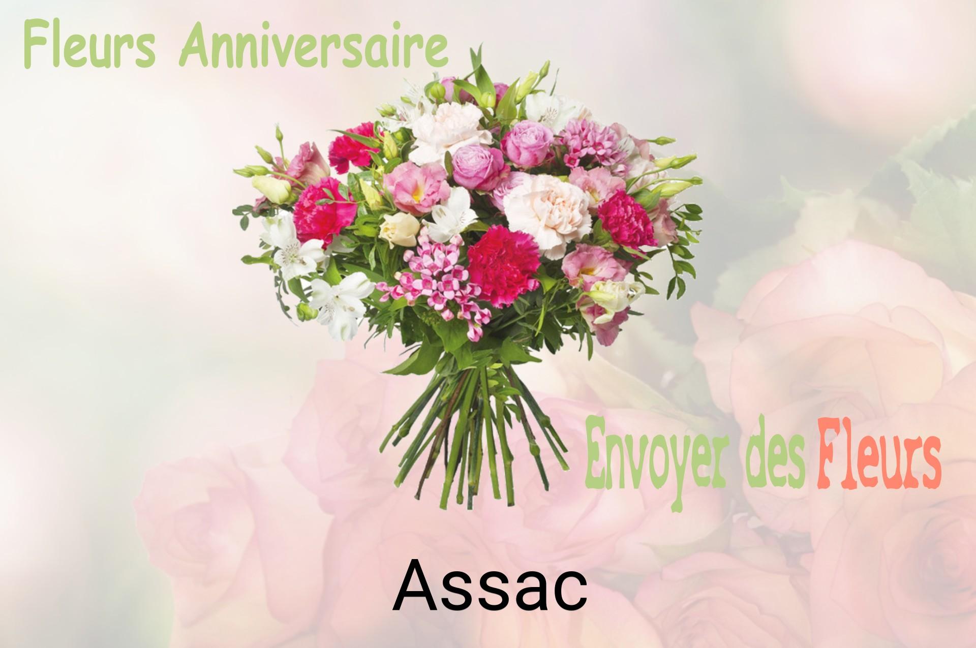 Bouquet de fleurs d’anniversaire livré à Assac